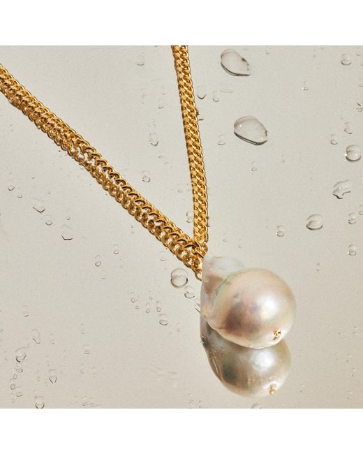 Lait & Lune Metallic Sicil Pearl Necklace