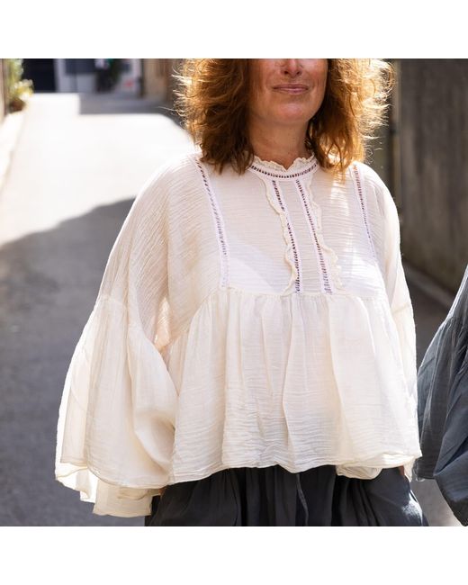 Reunion Home White Nomad Blouse