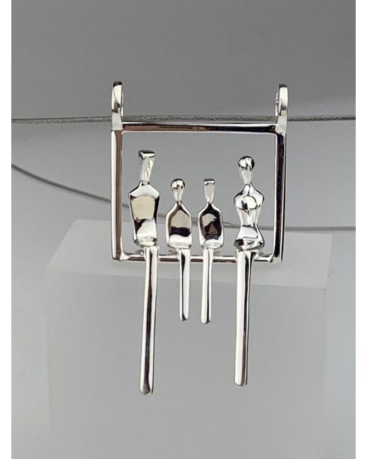 Yenny Cocq Llc Metallic Family Of Four