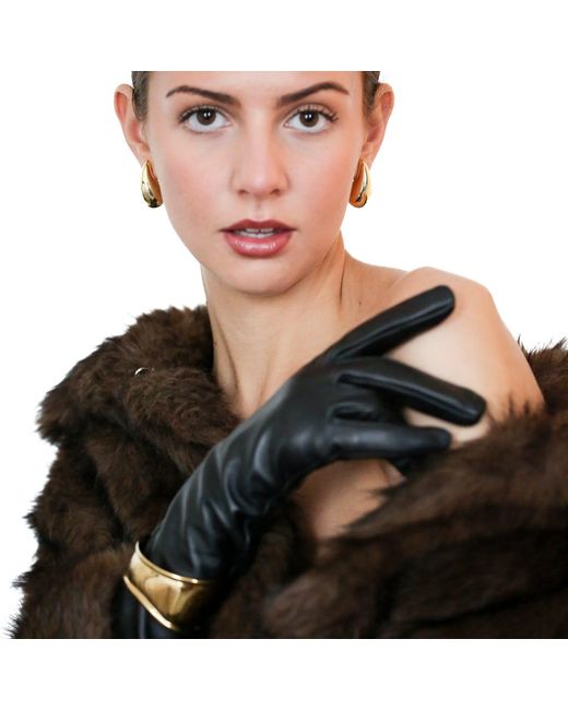 Miss Cecilia Metallic Arc Cuff Bangle