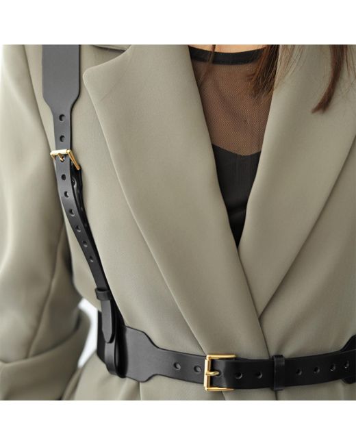 Haute Cuir Black Ceremony Leather Harness