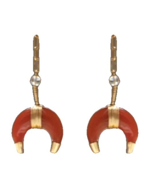 Milchee Brown Ibiza Hype Earrings