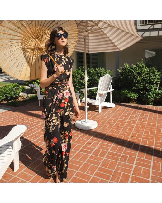 Jennafer Grace Black Miriam Tunic & Palazzo Pant Set