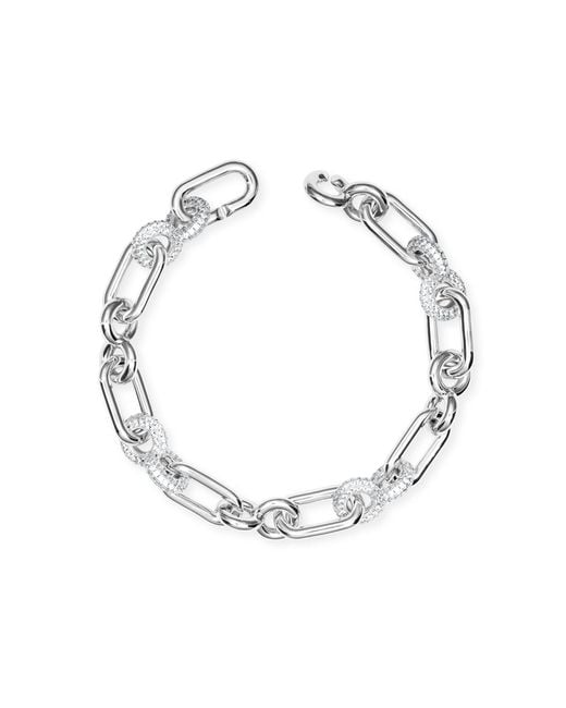 Meulien Metallic Infinity Circle Link Bracelet