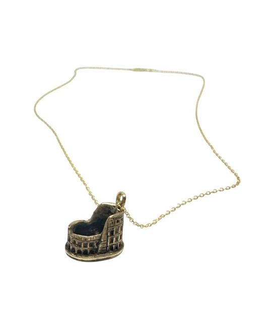 Tg-Jewellery by Tamara Gervasio Metallic Colosseum Pendant – Handcrafted Sterling Or Flash-Plated