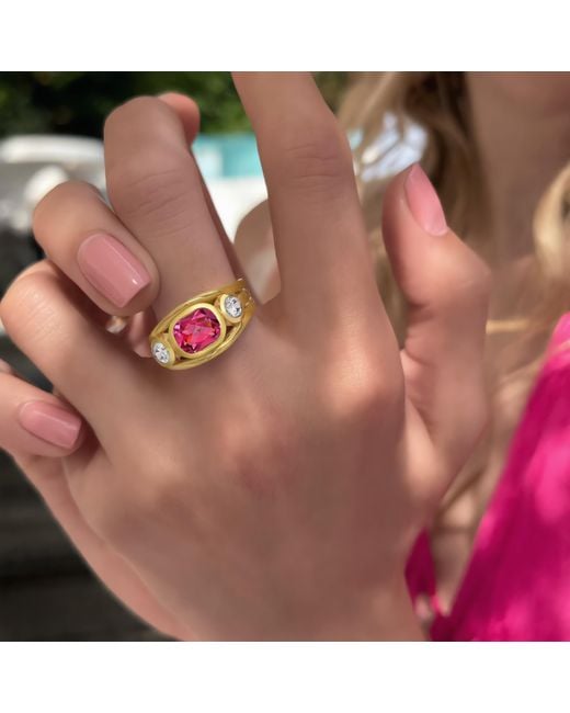 GEM BAZAAR Pink The Ophelia Ring