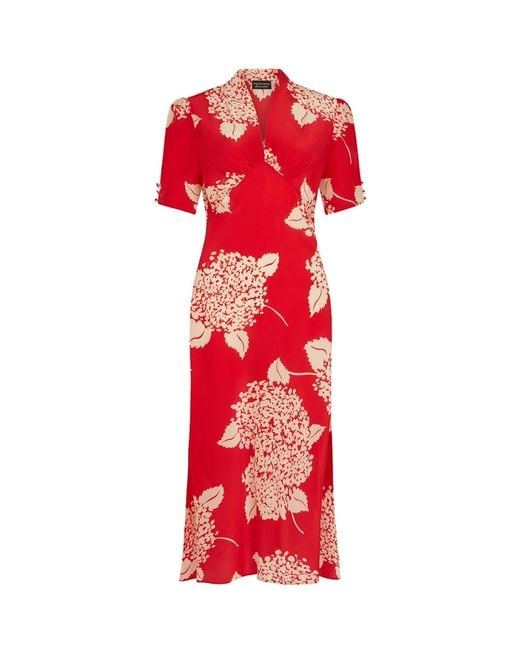 Pretty Eccentric Red Mabel Dress
