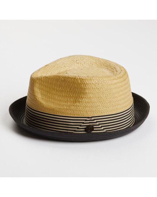 Dasmarca Hats Natural Dasmarca Otis Summer Hat For Honey Straw Trilby Lightweight Hat for men
