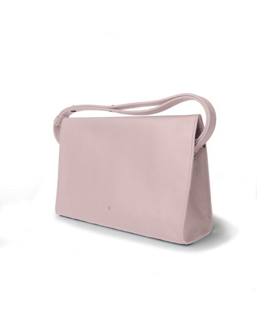 godi. Pink The Christy Handmade Adjustable Leather Shoulder Bag