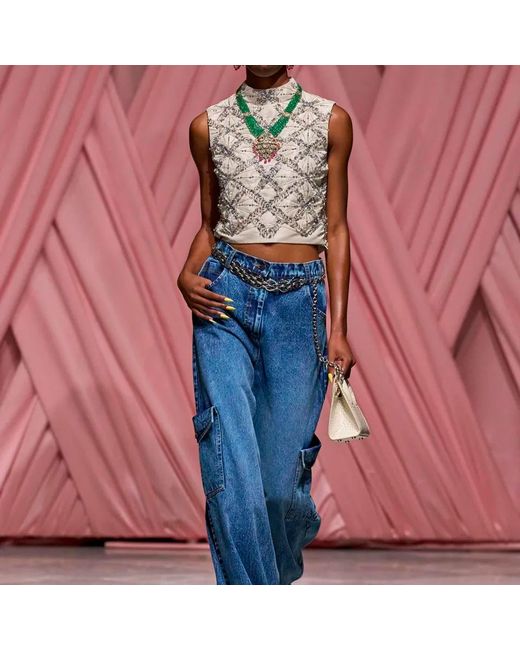 BeltBe Metallic Chain Belt