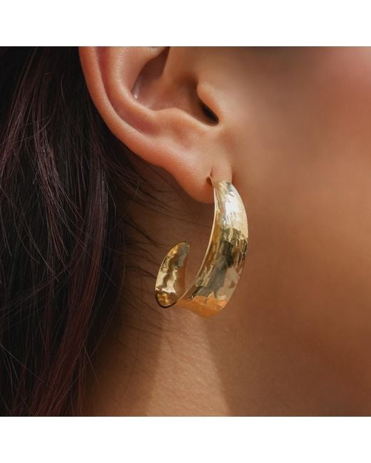 Argento Vivo Metallic Isla Hoop