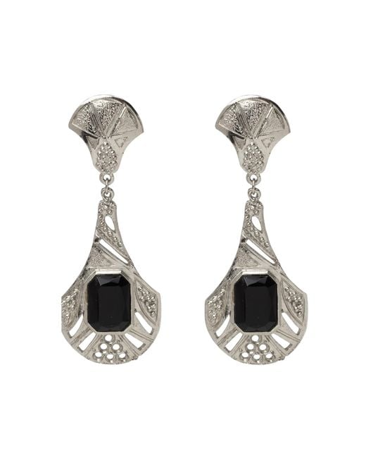 Caramel Vintage Jewellery Metallic Vintage Plated Jude Earrings