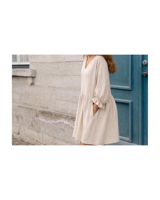 Nola Neutrals Tessa Dress Natural