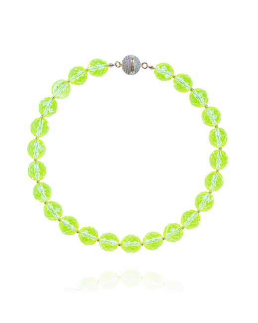 Saule Label Green Leni Grande Necklace