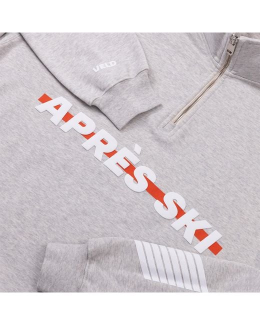 VLD White Runyon Après Ski Quarter-Zip