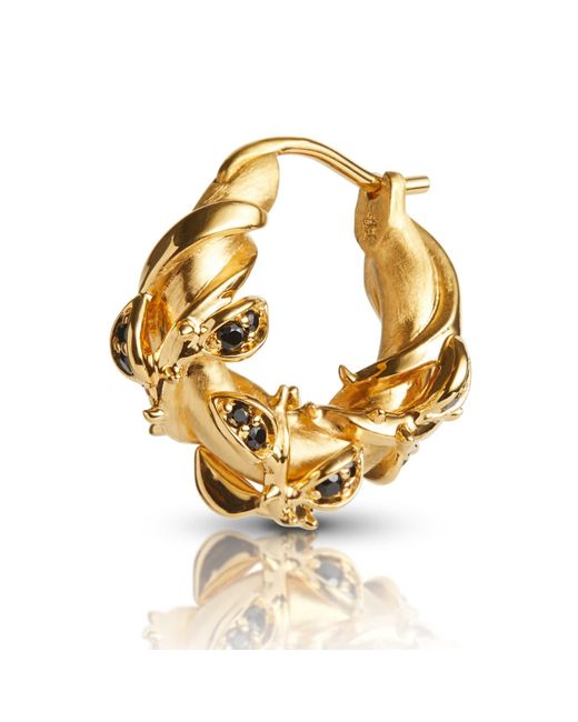Kasun Metallic Enchanted Forest Hoop Earring