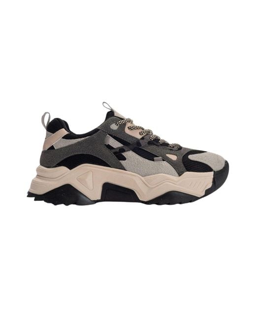 Prologue Shoes Black Loretta Platform Sneakers