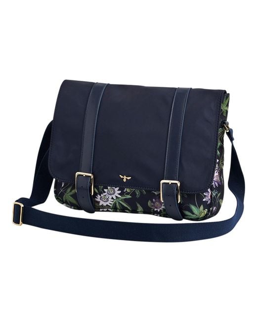 Fable England Blue Passion Flower Satchel