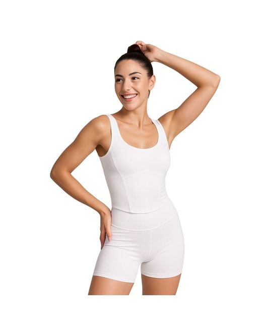 Altra Volta White Effortless Tank Top