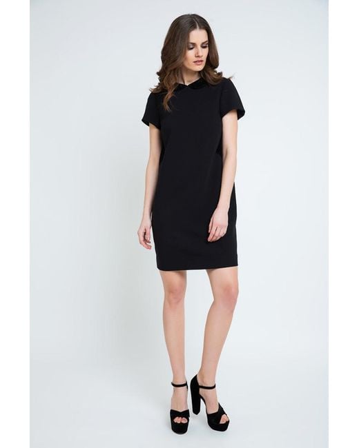 Conquista Black Lace Detail Dress