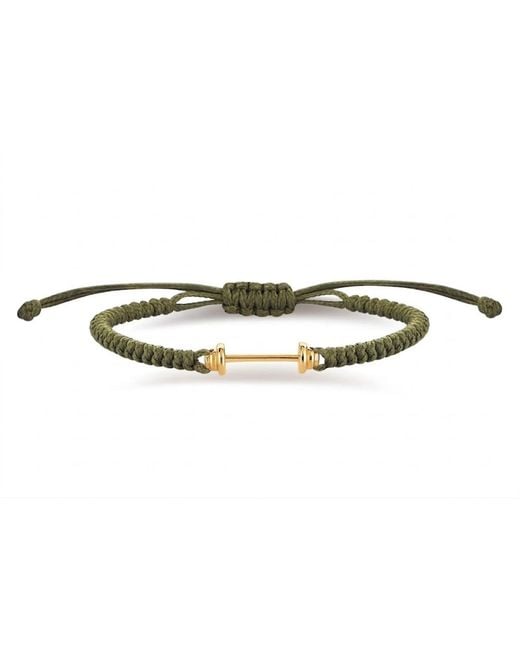 Reis Jewellery Metallic Dumbell Rope Bracelet for men