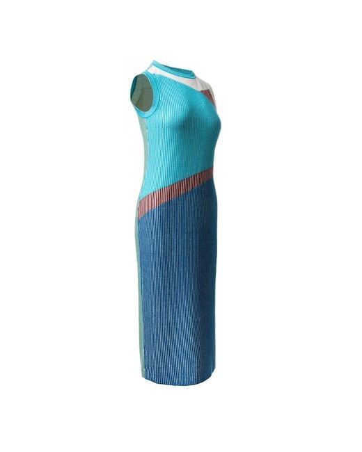 Fully Fashioning Blue Ines Maxi Dress