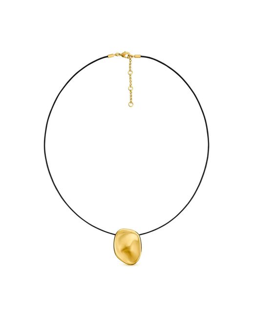 Joidart Metallic Golden Necklace With Pendant Cala