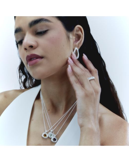 De Roms Metallic Molten Citrine Soul Necklace
