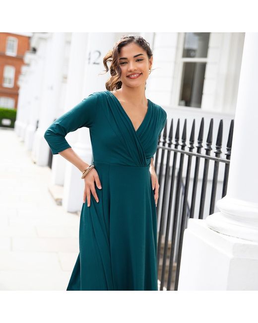 Alie Street London Green Annie Dress Pine