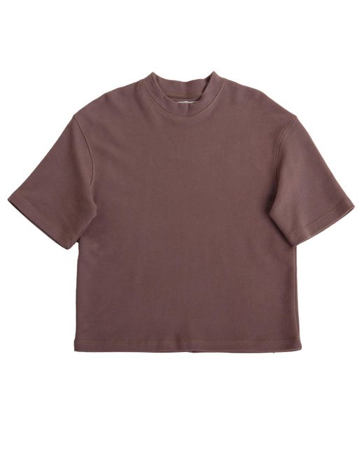 Reet Aus Brown Oversized T-Shirt For Basic for men