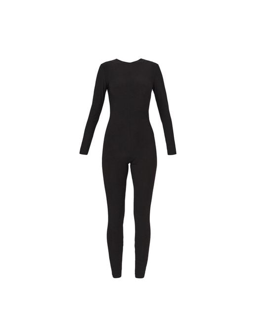 LIA ARAM Black Long-Sleeved Jumpsuit