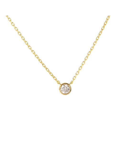 BLOOMTINE | Earth Angel HQ Metallic Illuminess Vermeil 6Mm Moissanite 'The Light Inside You' Choker
