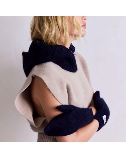 Arctic Fox & Co. Blue The Alpaca Zip Balaclava