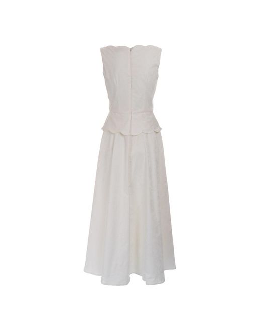 Sofia Tsereteli White Echoed Elegance Gown