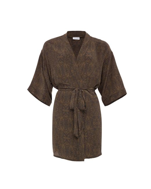 Misha Vaidya Brown Leilani Dress