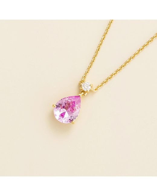 Juvetti Pink Ori Medium Pendant Necklace