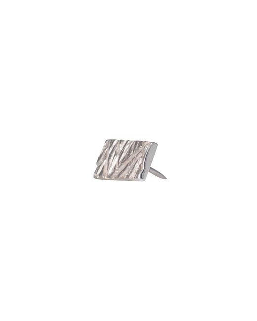 Edge Only White Rugged Pin Sterling for men