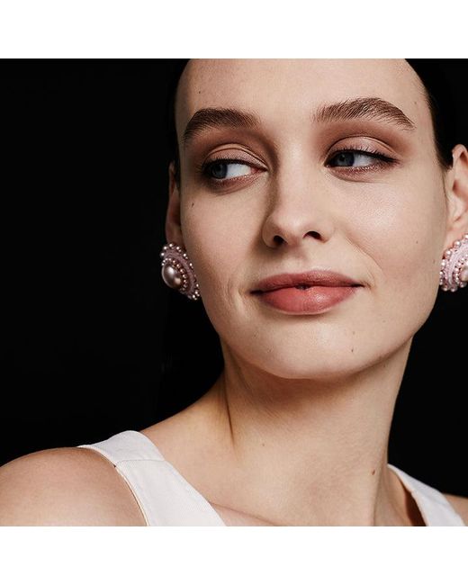 PINAR OZEVLAT Pink Blush Pearl Studs