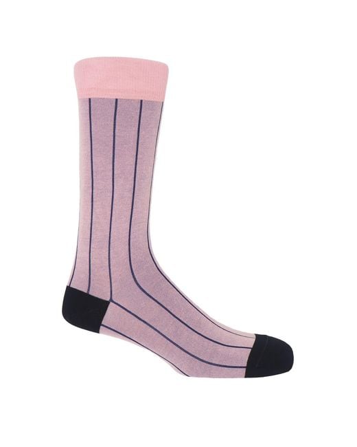 Peper Harow - Made in England Red Luxury Sock Bundle for men