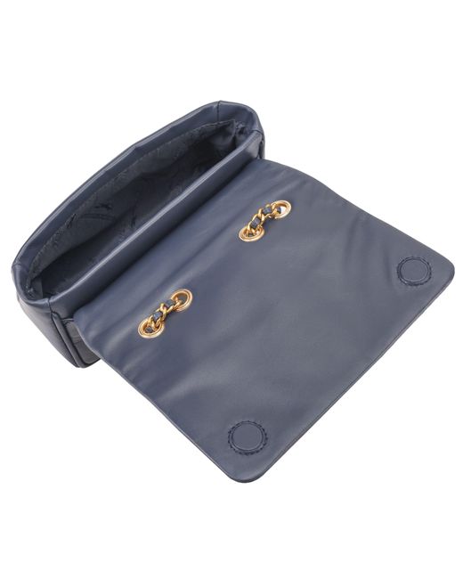 Paul Costelloe Blue Moxie Leather Crossbody Bag