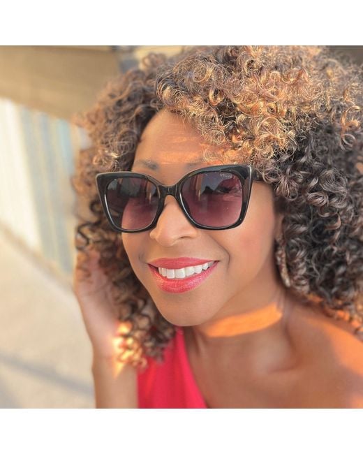 Velvet Eyewear Purple Cat Eye Sunglass