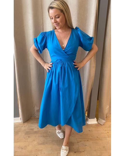 Lula-Ru Blue Belle Cotton Dress