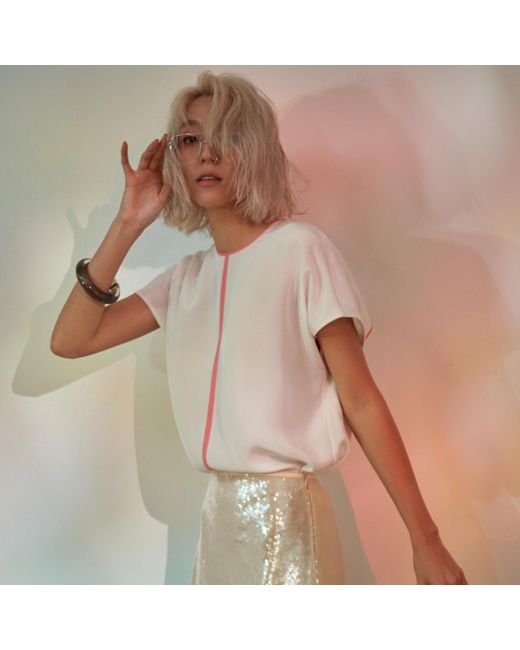 Emma Wallace White Rae Top