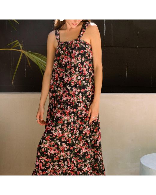 Em & Shi Purple Midnight Love Tiered Dress
