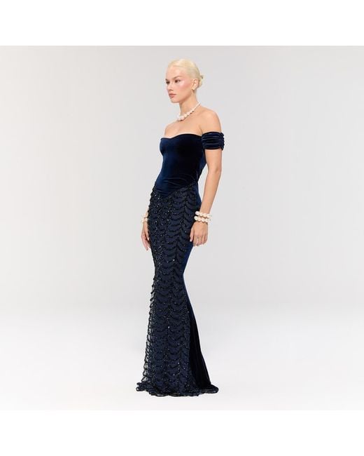 Nur Karaata Blue Dynasty Waltz Dress