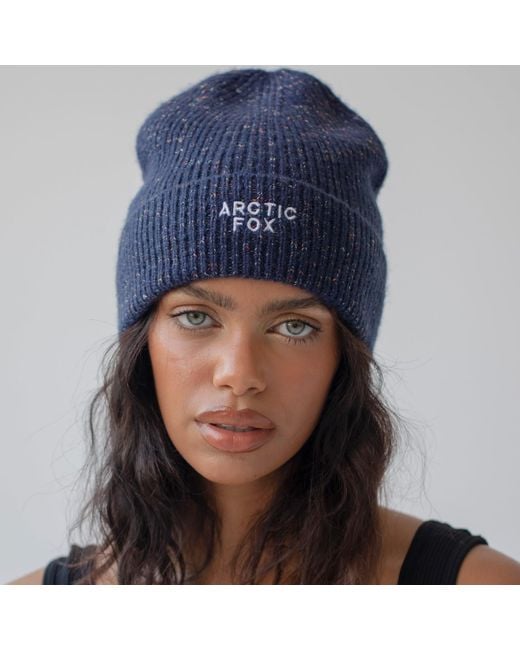Arctic Fox & Co. Blue The Embroidered Beanie