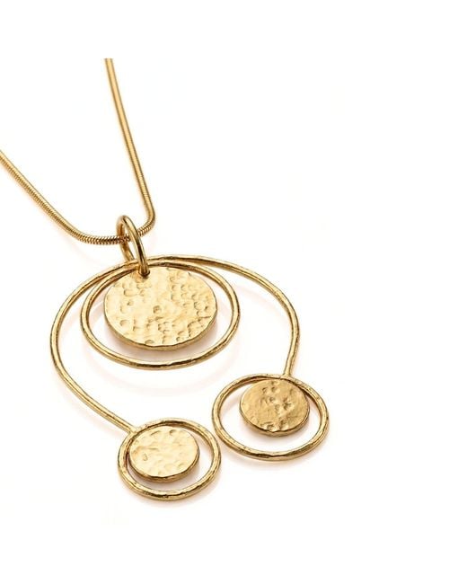 Jaredjamin Metallic Peacock Pow Chain Necklace