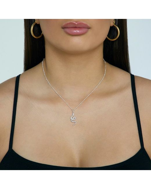 Kaizarin Metallic Year Of The Snake Pendant & Fine Chain for men
