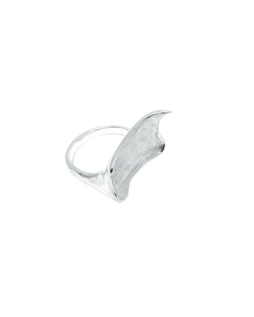 Tg-Jewellery by Tamara Gervasio White Wave Ring – Sterling, Handcrafted