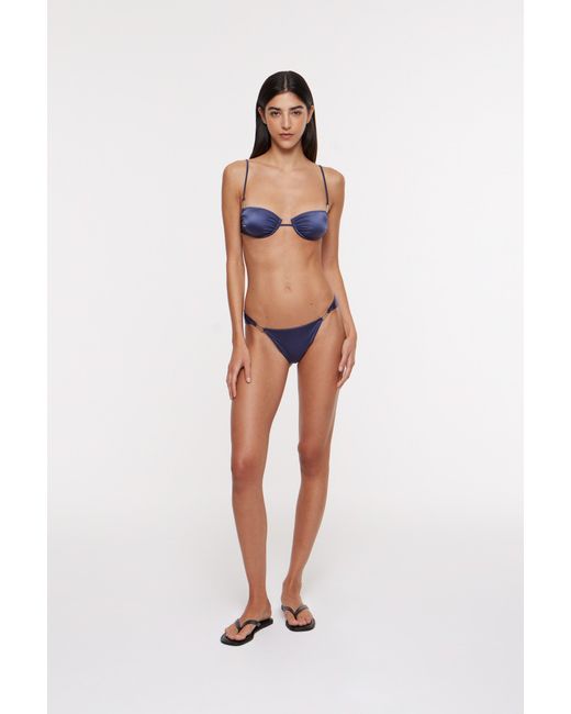 Bianca Resortwear Blue Gala Bikini Top